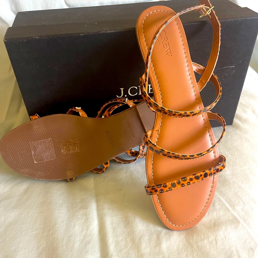 J Crew flat sandals